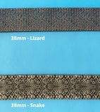 WEBBING: 38MM Smooth Exotic Print