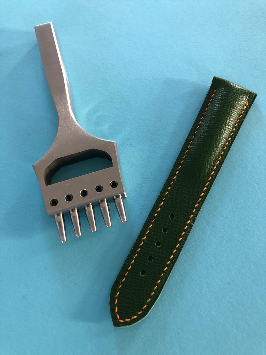 Leather Craft Watch Band strap Oval Hole Punch Tools Stitching 5 Prong –  Bavercraft